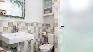 Ducha, secador de pelo y toallas