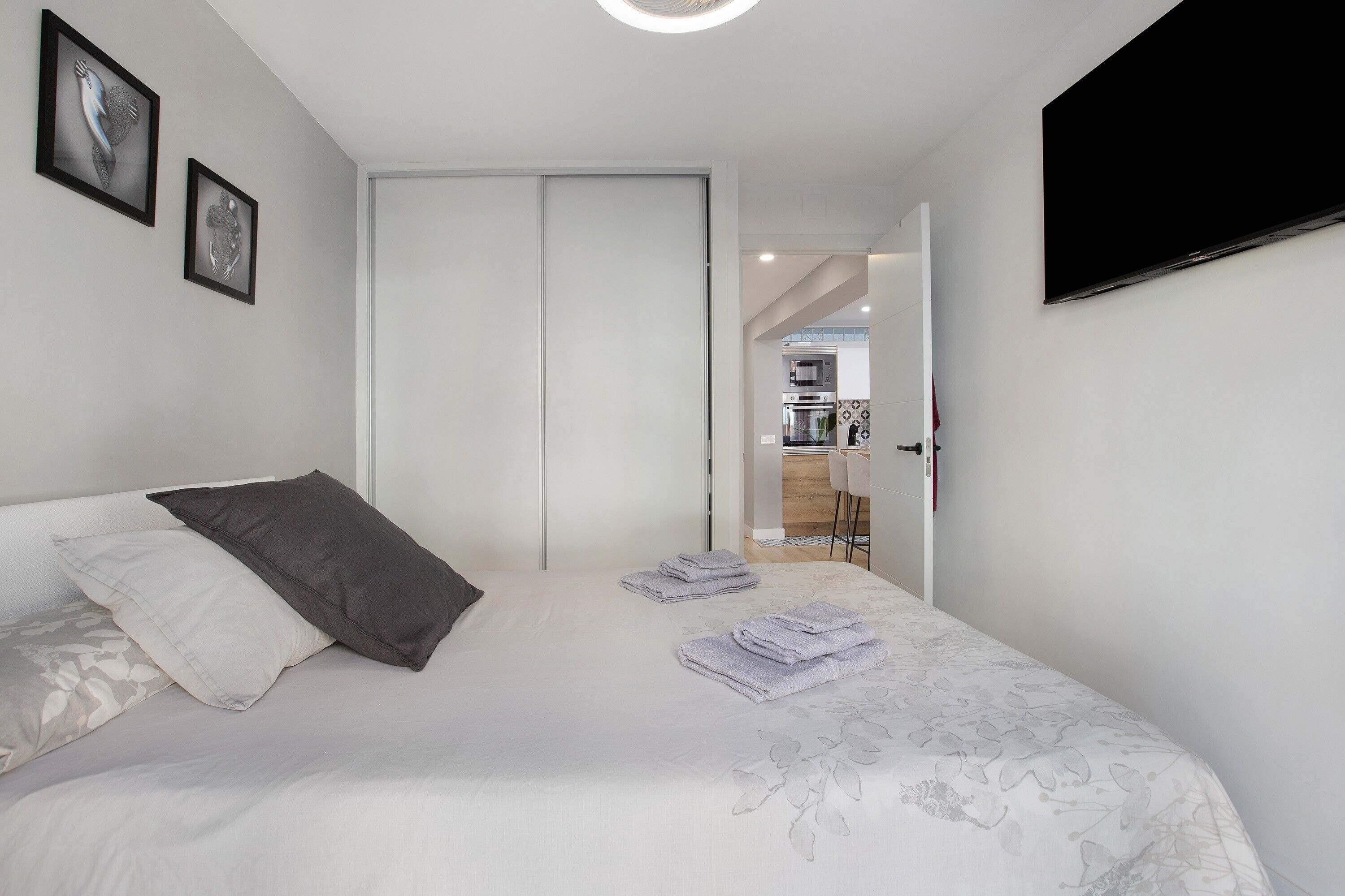 1 間睡房、熨斗/熨衫板、免費 Wi-Fi、床單