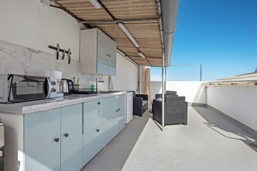 Appartement de vacances 'Vista' avec vue sur la mer, terrasse privée et Wi-Fi