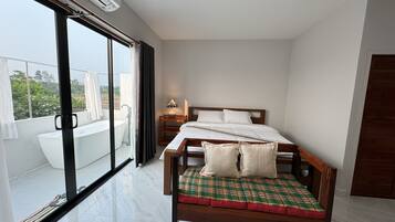 Kamar Keluarga, Beberapa Tempat Tidur, beranda | 1 kamar tidur, seprai premium, meja kerja, dan seprai linen