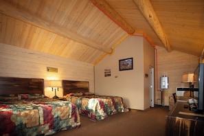 Cabana Deluxe | 1 dormitori, cortines opaques, wifi gratuïta i roba de llit