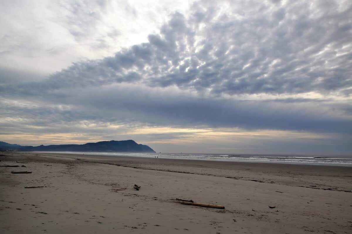 Vlak bij het strand