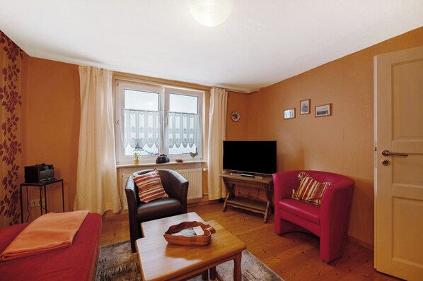 TV, DVD player, stereo