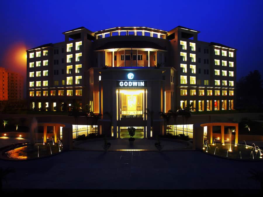 Front of property – evening/night