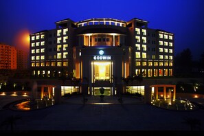 Front of property – evening/night