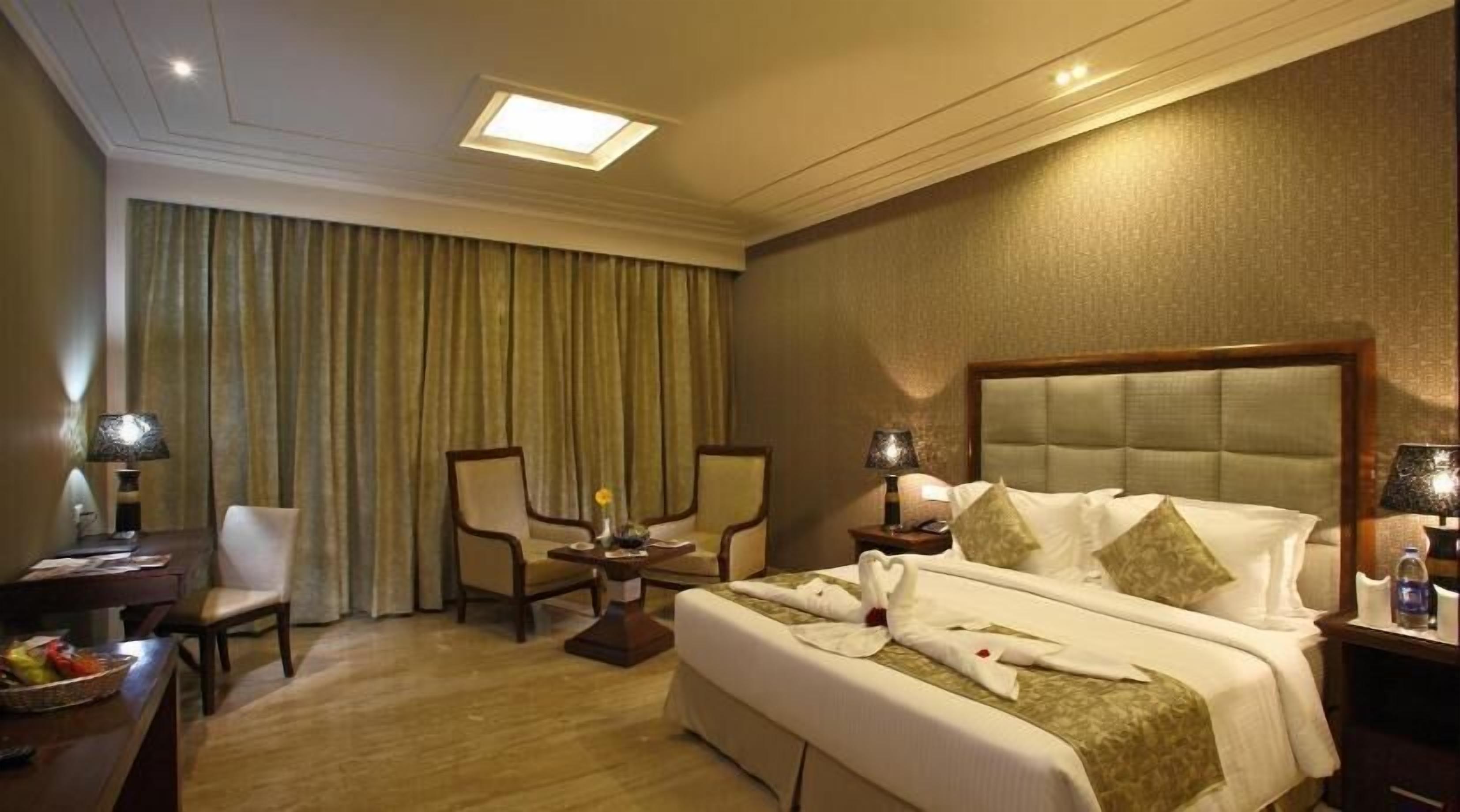 Premium bedding, memory foam beds, minibar, in-room safe