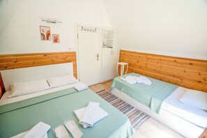 Bangalô conforto | 1 quarto, quartos à prova de som, Wi-Fi de cortesia