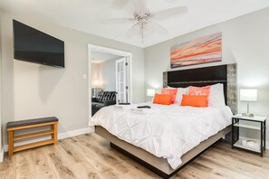 4 室のベッドルーム、WiFi、ベッドシーツ