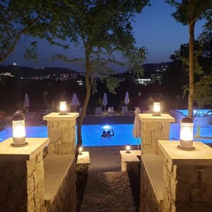 Seasonal outdoor pool