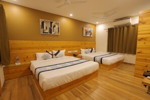 Premium Quadruple Room | Individually furnished, free WiFi, bed sheets - The Grand Uddhav Hotel (Udaipur)