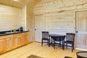 House (1 Bedroom) | Interior - Riverfront Cabin Rental ~ 9 Mi to Yellowstone Lake (Blanchardville)