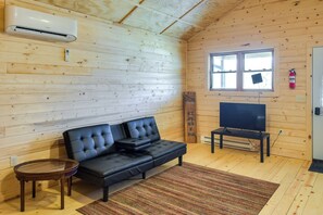 House (1 Bedroom) | Interior - Riverfront Cabin Rental ~ 9 Mi to Yellowstone Lake (Blanchardville)