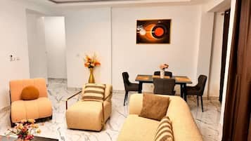 Apartamento elite | Área de estar