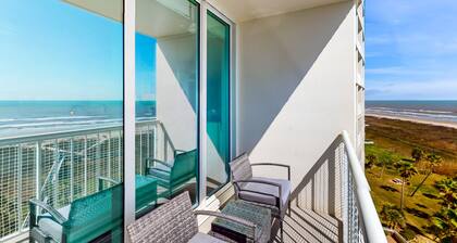 Gulf-view studio condo with access to heated pool, tennis, & beach