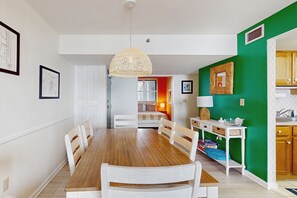 Dining - Sea Colony condo with pools, tennis, beach, hot tub, gym, sauna, & balcony (Bethany Beach)