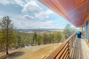Property grounds - Secluded mountain-view home with expansive deck, hot tub, deck, & grill (Florissant)