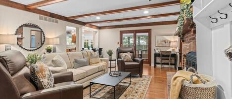 TV connectée, cheminée