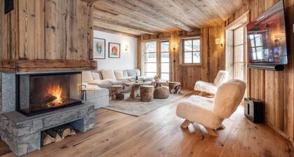 Chalet, wifi, Ă 200m des pistes de ski, vue montagne, sauna, terrasse, balcon