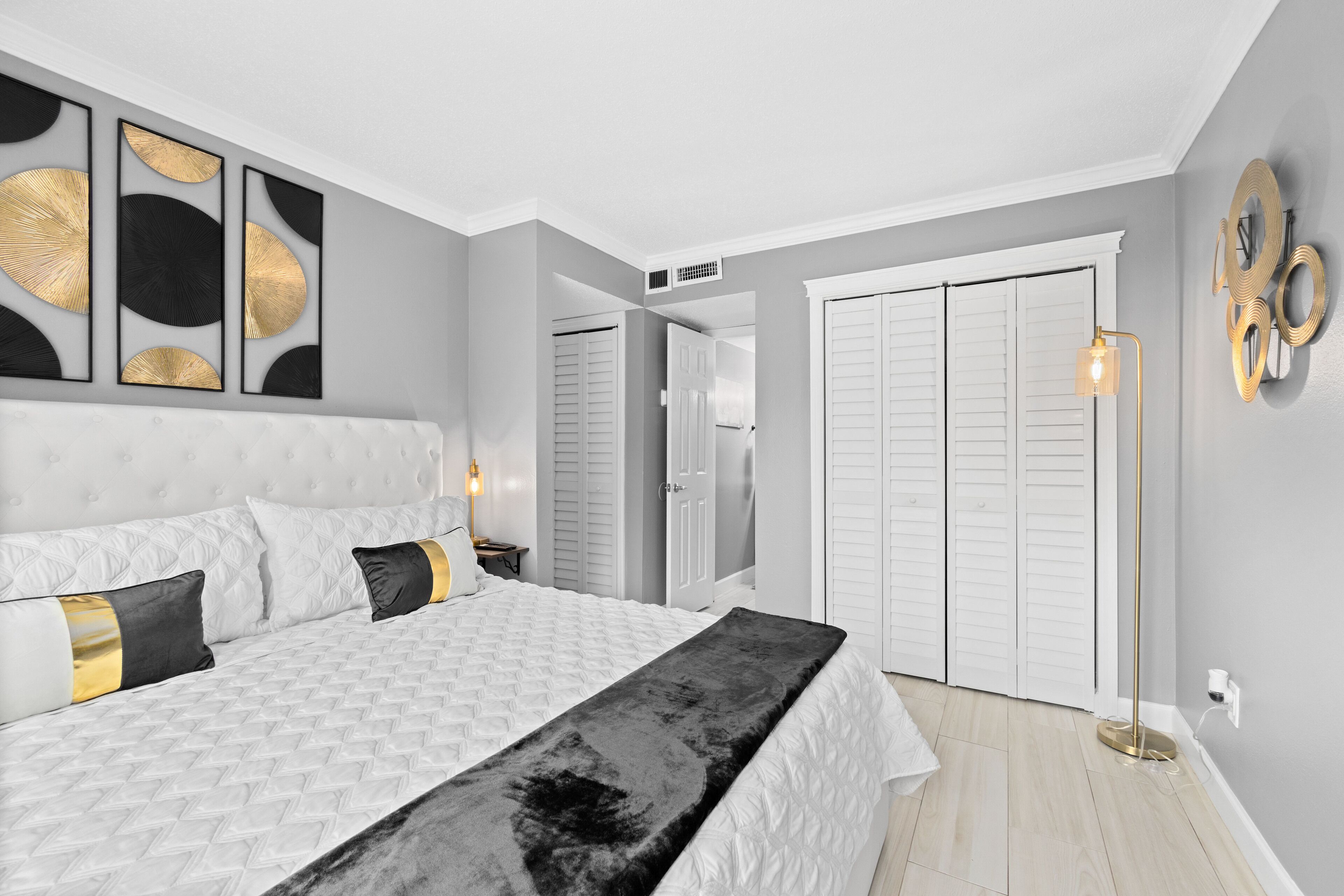 1 bedroom, iron/ironing board, travel crib, free WiFi