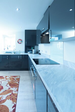 Private kitchen - 2 Bedroom Ground Floor Apartment Sheffield City Center (Sheffield)