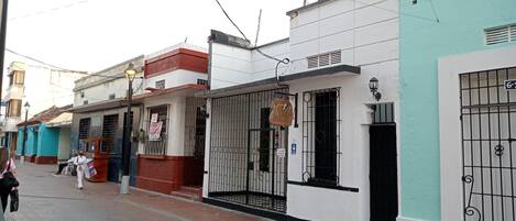 Majoituspaikan julkisivu