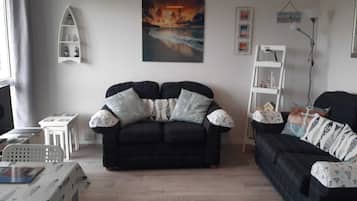 Una televisión, un reproductor de DVD