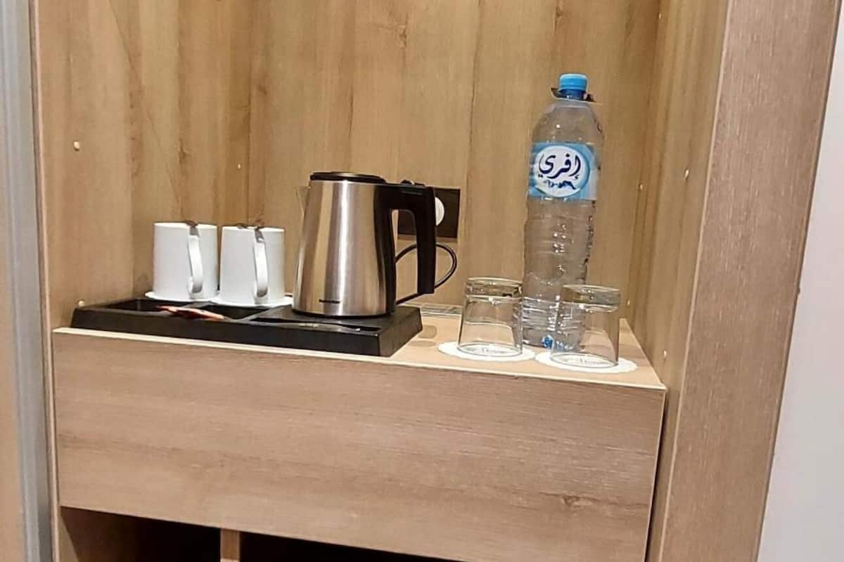 Ropa de cama de alta calidad y minibar