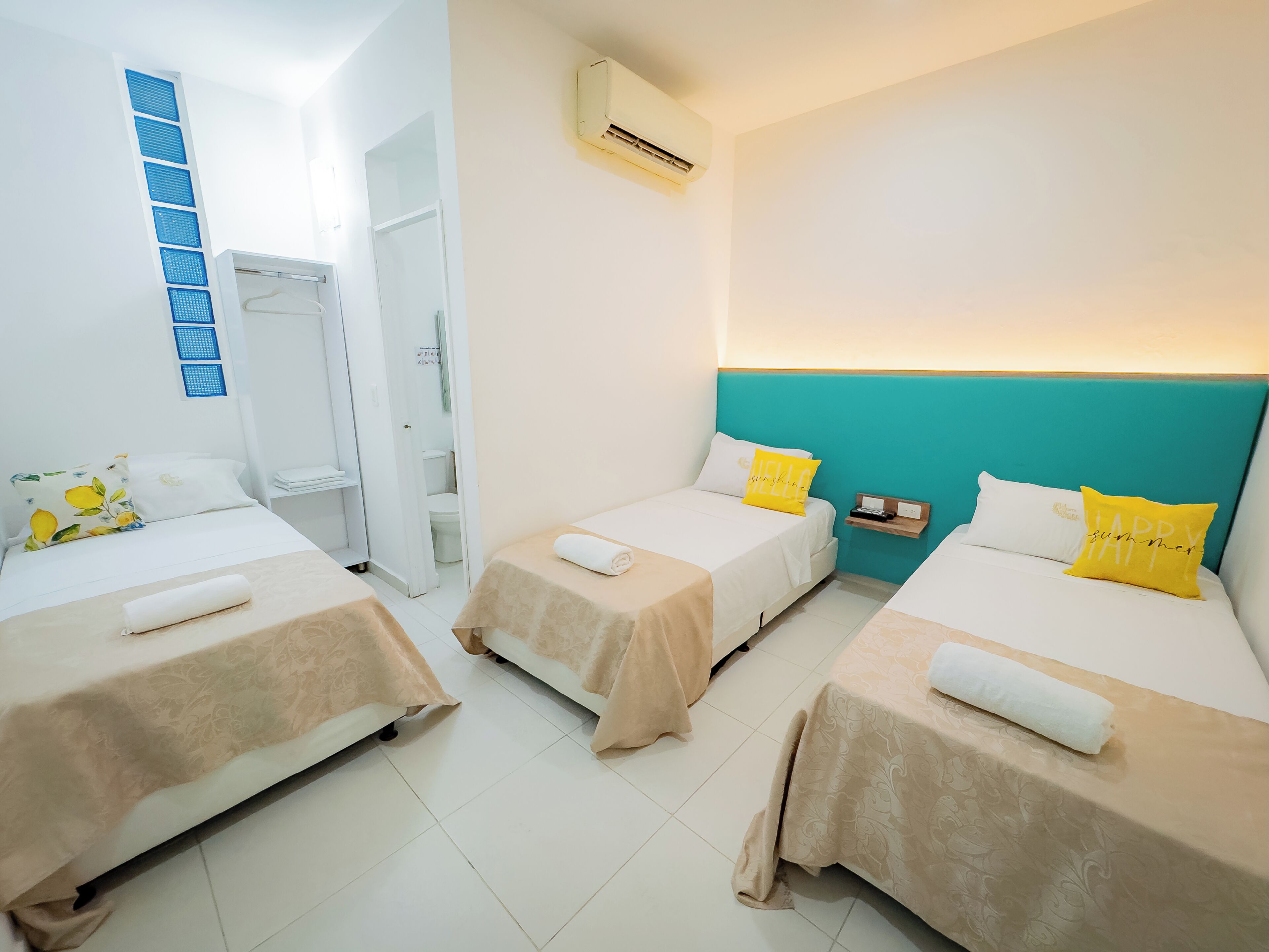 Junior Triple Room | Down comforters, individually decorated, individually furnished