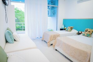 Familiekamer | Donsdekens, individueel gedecoreerd, individueel gemeubileerd