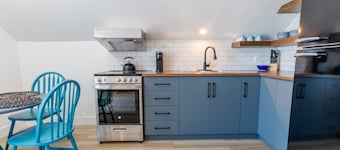 Jeannie & Clyde’s, a charming ocean view loft in Bay Bulls, NL.