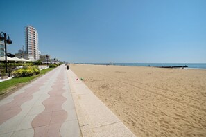 On the beach