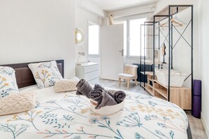 1 chambre, fer et planche à repasser, Wi-Fi gratuit, draps fournis