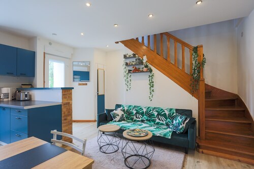 Villa 'Oasis Tropicale A Cleguerec' with Private Terrace, Private Garden and Wi-Fi