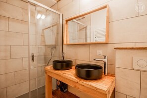 Shower, hair dryer