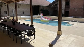 Una piscina climatizada