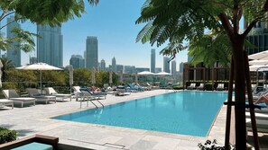 Pool - NEW | 3BR Burj NYE Fireworks View | Pool (Dubai)