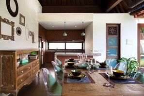 Dining - The charming villa Coklat, nestled in picturesque Semenyak. (Bali)
