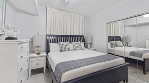 2 slaapkamers, een strijkplank/strijkijzer, wifi, beddengoed