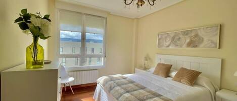 2 slaapkamers, een strijkplank/strijkijzer, reisbedje, gratis wifi