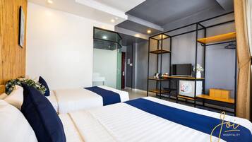 パノラミック 4 人部屋 ベッド (複数台) 禁煙 バルコニー | 部屋からの景観