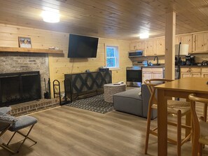 Smart TV, fireplace - Secluded 2Bd/2Bth - Fire pit - Dogs Allowed (Ellijay)