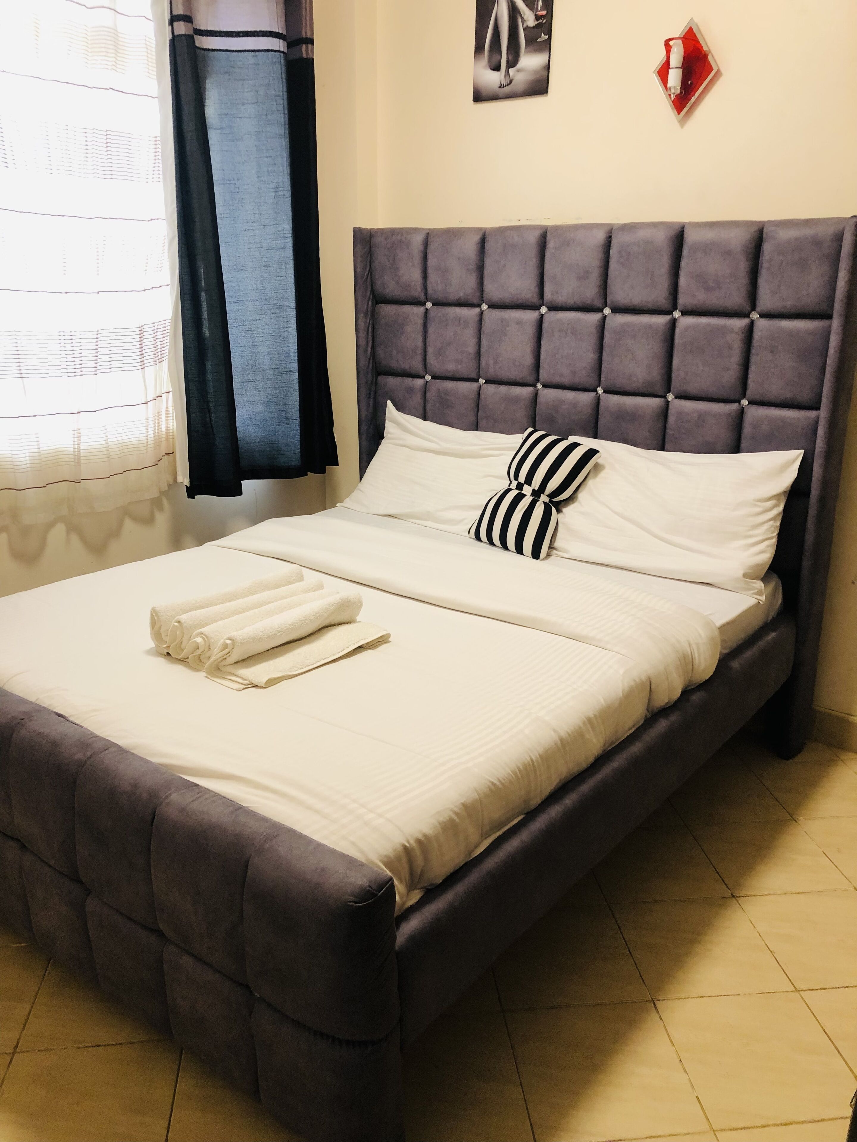 1 室のベッドルーム、アイロン / アイロン台、WiFi、ベッドシーツ