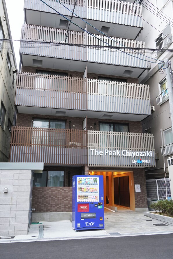 Overnatningsstedets facade