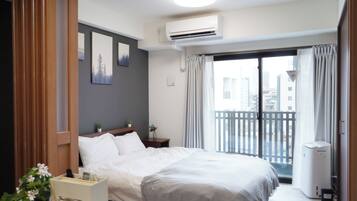 Classic Condo, 1 Double Bed, Balcony | 1 bedroom, blackout drapes, iron/ironing board, free WiFi