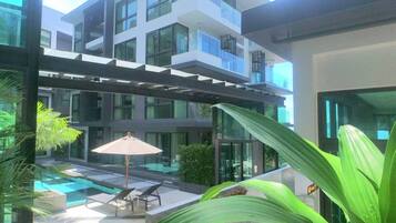 Appartement, 1 chambre, accessible aux personnes à mobilité réduite, balcon | Extérieur