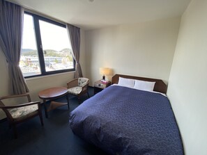 Individually furnished, desk, blackout curtains, iron/ironing board