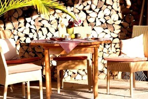 Outdoor dining - Vakantiewoning in Zwarte Woud (Eichstetten)