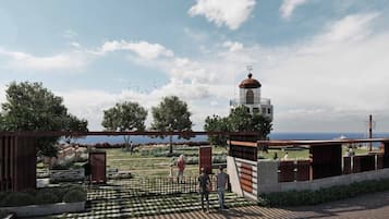 Vue depuis l’hébergement