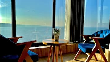 Panoramic Studio, 1 Double Bed, Sea View, Overwater | 1 bedroom, premium bedding, minibar, in-room safe