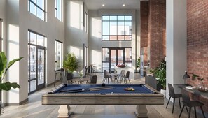 Games room - Landing | Stylish 1BD, Clubhouse, Gym (Richmond)